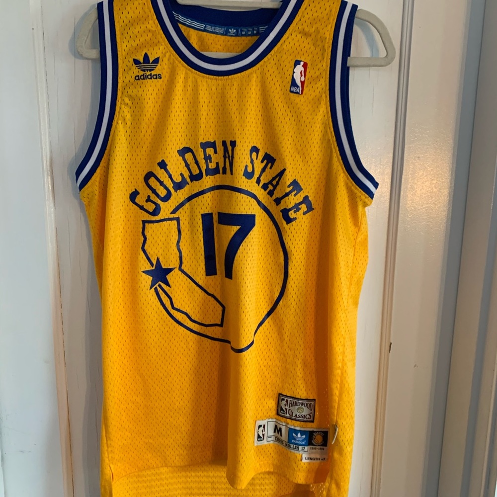 Throwbck Golden State Warriors Chris Mullin Jersey